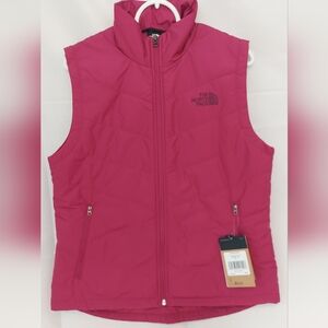 The North Face Tamburello Indulated Rasberry Pink Quilted Vest Brand NWT